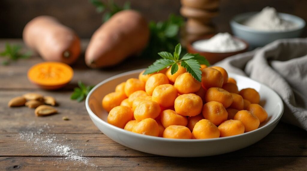 Sweet potato gnocchi